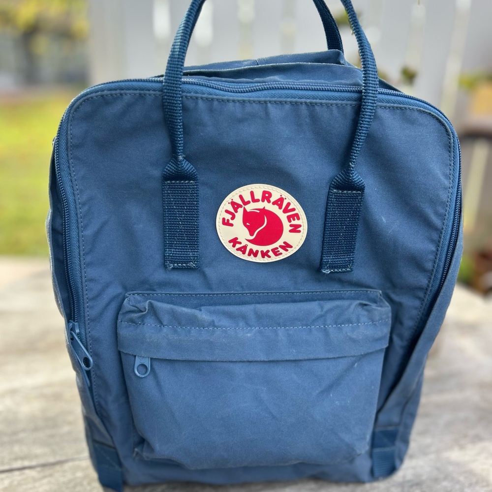 FJALlL Raven Kanken  Classic Mini Backpack - Blue Backpack Large New w/o tag